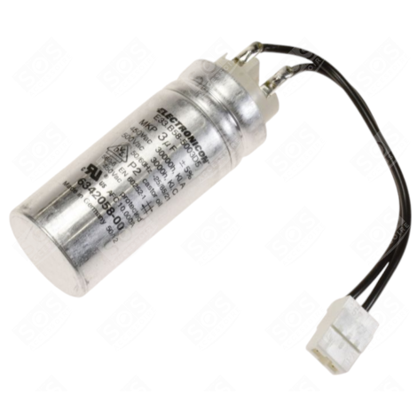 CONDENSATEUR DÉMARRAGE 3 MF FRIGO, RÉFRIGÉRATEUR, CONGÉLATEUR - 6342058