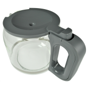 Verseuse en verre grise