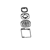 Carte électronique avec bouton noir