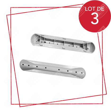 LOT DE 3 AUBES DE TAMBOUR D'ORIGINE MACHINE À LAVER, LAVE-LINGE - 481010374361