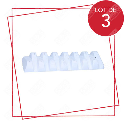 LOT DE 3 AUBES DE TAMBOUR D'ORIGINE MACHINE À LAVER, LAVE-LINGE - 481010597314, 481010532494