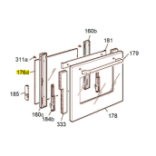 Vitre intérieure gauche ( Repère 176D)