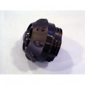 Bouchon noir de pot thermos alu