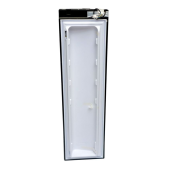 Porte refrigerateur 4d gauche black 293x1043
