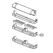 Balconnet demie largeur de porte (repère 552)