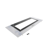 Top oven door glass