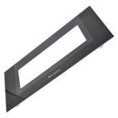 Top door glass black