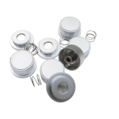 Kit manette gaz chrome matt