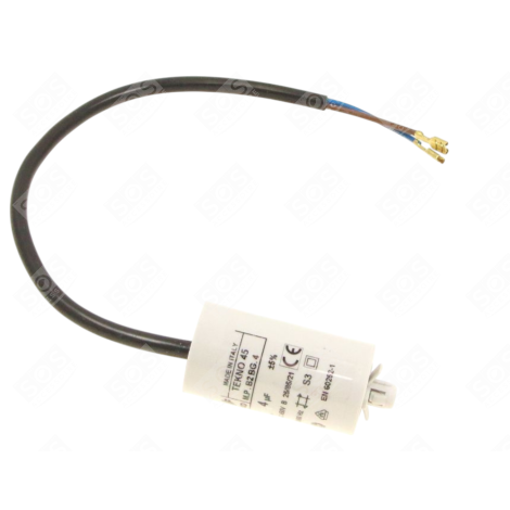 CONDENSATEUR DE DEMARRAGE 4UF 300/250MM FRIGO, RÉFRIGÉRATEUR, CONGÉLATEUR - C00385743