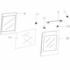 Vitre extérieure (repère 884)