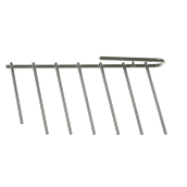 Basculant panier gauche silver gray Basculant panier gauche silver gray