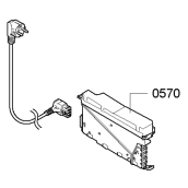 Carte électronique, module de puissance (repère 0570)