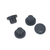 Lot de 4 patins noir