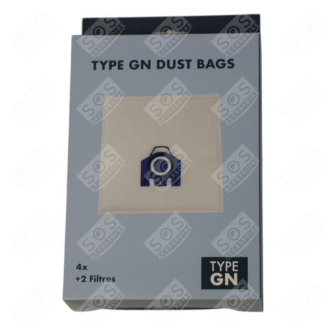 SAC À POUSSIÈRE GN COMPATIBLE X4 ET 2 FILTRES ASPIRATEUR - 12281680
