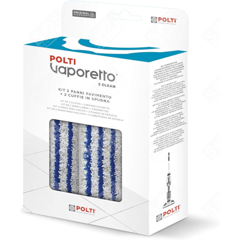 LINGETTES SOL AVEC BONNETTES NETTOYEUR VAPEUR - PAEU0357
