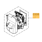 Carte électronique, module de puissance (repère 0308)