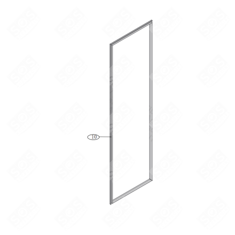 JOINT DE PORTE PARTIE RÉFRIGÉRATEUR (REPÈRE 10) FRIGO, RÉFRIGÉRATEUR, CONGÉLATEUR - 0060825978A, 49046215