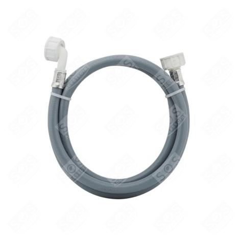 TUYAU D'ARRIVÉE D'EAU UNIVERSEL LIVRÉ AVEC JOINTS 20/27 AVEC RACCORDS DROIT X COUDÉ (L2500MM 3/4 F X 3/4 C MACHINE À LAVER, LAVE-LINGE - 3664162064507