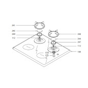 Dessus vitrocéramique (Repère 100)