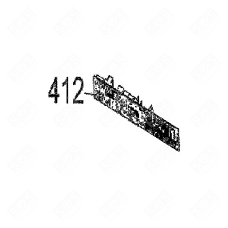 CARTE ÉLECTRONIQUE, MODULE DE PUISSANCE ET D'AFFICHAGE MACHINE À LAVER, LAVE-LINGE - 22072445