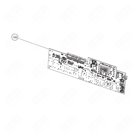 MODULE DE PUISSANCE (REPÈRE 186) SÈCHE-LINGE - 2975774201