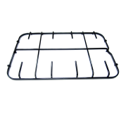 Grille plans 2 bruleur.noir brillant