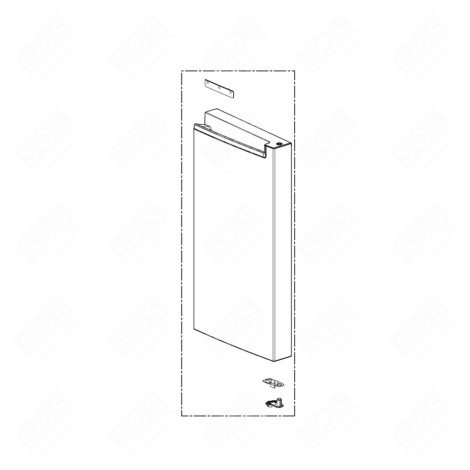PORTE DROITE (PARTIE CONGÉLATEUR) FRIGO, RÉFRIGÉRATEUR, CONGÉLATEUR - ADD75795906