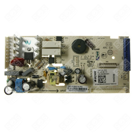CARTE ÉLECTRONIQUE, MODULE PRINCIPAL FRIGO, RÉFRIGÉRATEUR, CONGÉLATEUR - 4943834300