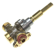 Robinet gaz rapide plans lateraux