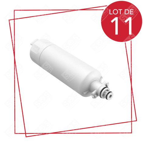 LOT DE 11 FILTRES À EAU FRIGO, RÉFRIGÉRATEUR, CONGÉLATEUR - ADQ36006101