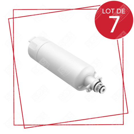 LOT DE 7 FILTRES À EAU FRIGO, RÉFRIGÉRATEUR, CONGÉLATEUR - ADQ36006101