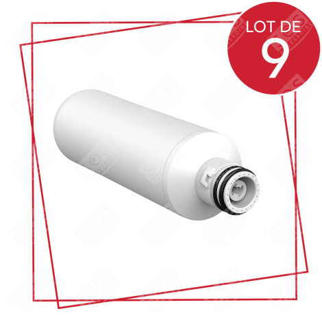 LOT DE 9 FILTRES À EAU SIDE BY SIDE FRIGO, RÉFRIGÉRATEUR, CONGÉLATEUR - AGF80300704, ADQ74793514