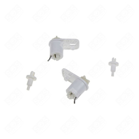 KIT CHARNIÈRES VOLET ÉVAPORATEUR (GAUCHE ET DROITE) FRIGO, RÉFRIGÉRATEUR, CONGÉLATEUR - 207999317