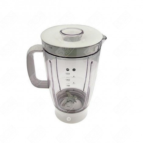 BOL BLENDER / MIXEUR COMPLET 1,5L ACRYLIQUE BLANC ROBOT MÉNAGER - KW681153