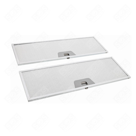 LOT DE 2 FILTRES MÉTAL ANTI-GRAISSE 410X137MM HOTTE - 50286534008