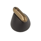 Bouton rustique antracite-brunita