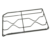 Grille droite 2 feux noire bande