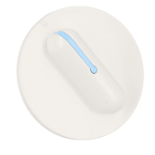 Bouton programmateur blanc gris l : 29 m