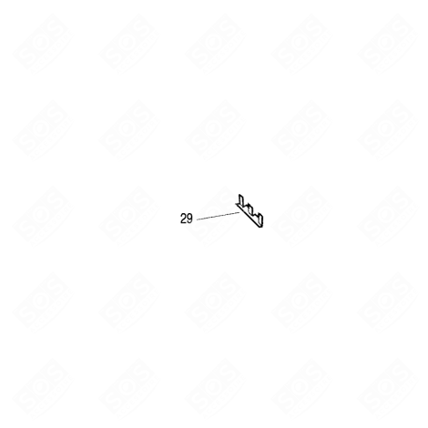 BRIDE COMPRESSEUR (80X22) 'KMF300' FRIGO, RÉFRIGÉRATEUR, CONGÉLATEUR - C00043734