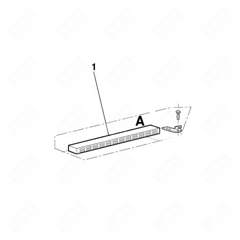 CONDENSEUR H:1000X536X26 (R134A-R600) FRIGO, RÉFRIGÉRATEUR, CONGÉLATEUR - C00042379
