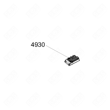 BORNIER PLAQUE DE CUISSON - 482000099455