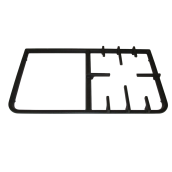 Grille gaz, plaque Grille gaz, plaque