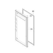 Joint de porte (Partie réfrigérateur)  d'origine repère 460