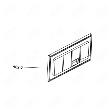 PORTE CONGELATEUR FRIGO, RÉFRIGÉRATEUR, CONGÉLATEUR - 481010473317