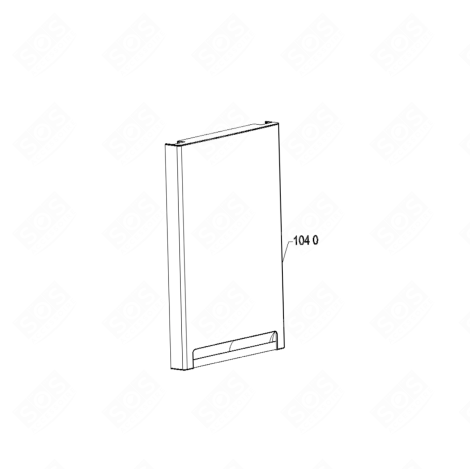 PORTE REFRIGERATEUR TS/MG 1027X700 MM FRIGO, RÉFRIGÉRATEUR, CONGÉLATEUR - 481010578572