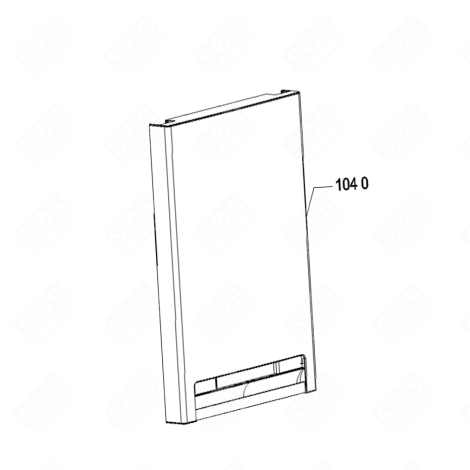 PORTE CONGELATEUR SIX/MG 809X700 MM FRIGO, RÉFRIGÉRATEUR, CONGÉLATEUR - 481010578576