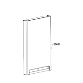 Porte refrigerateur six/mg 1027x700 mm