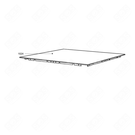 DESSUS VITROCÉRAMIQUE PLAQUE DE CUISSON - 49045140