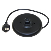 Socle noir avec cordon d'alimentation