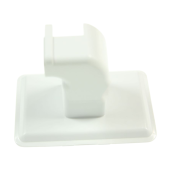 Cache charniere blanc, gauche